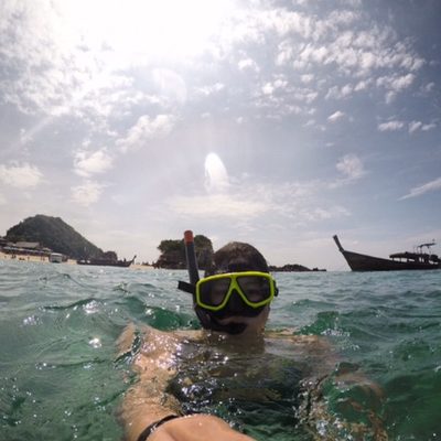 Snorkeling in Maya Bay, Phuket, Thailand